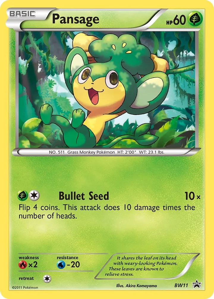 Pansage, Black & White Promos BW11