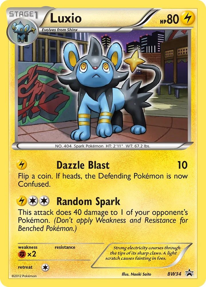 Luxio, Black & White Promos BW34