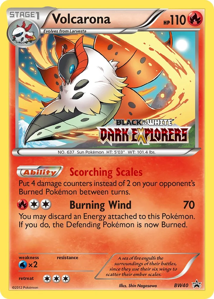 Volcarona, Black & White Promos BW40