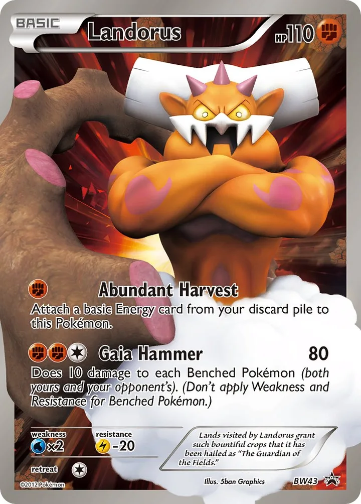 Landorus, Black & White Promos BW43