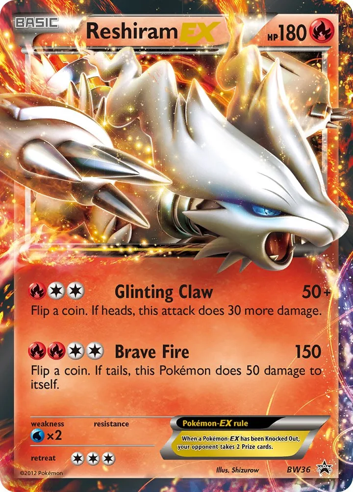 Reshiram-EX, Black & White Promos BW36