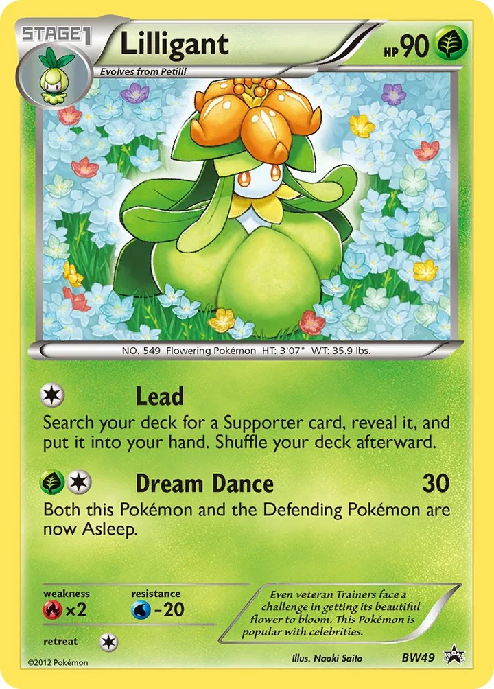 Lilligant, Black & White Promos BW49