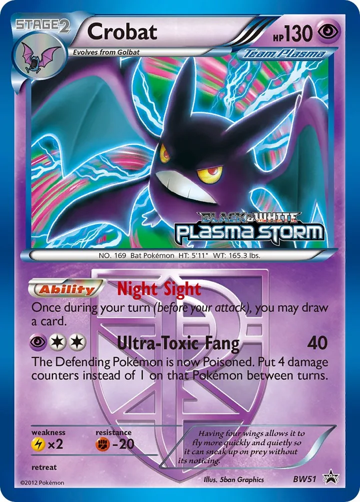 Crobat, Black & White Promos BW51