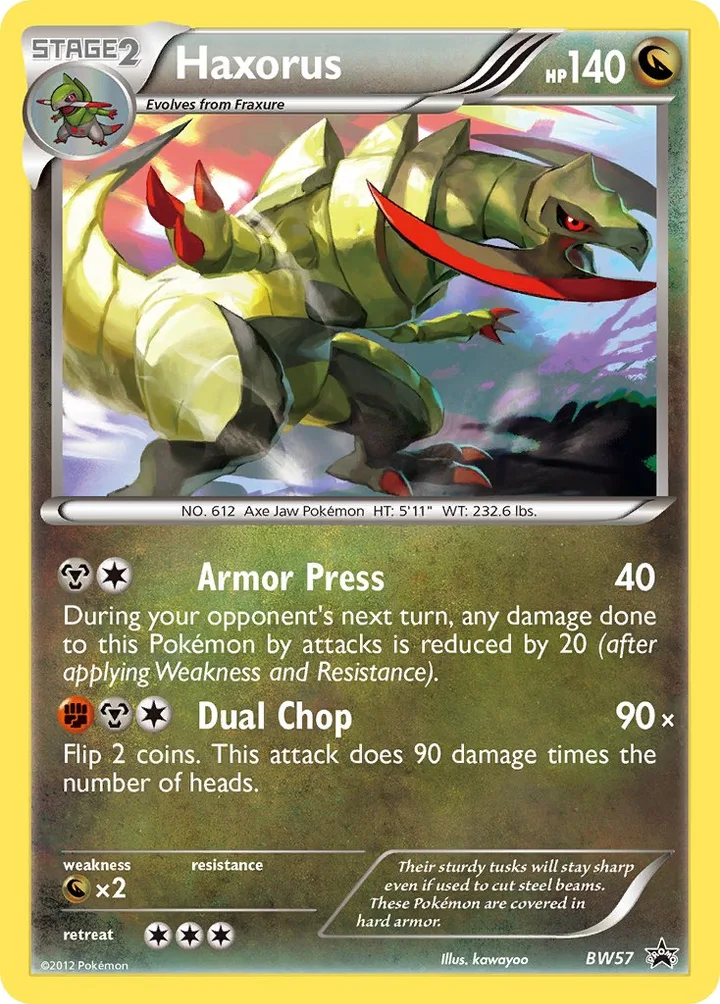 Haxorus, Black & White Promos BW57