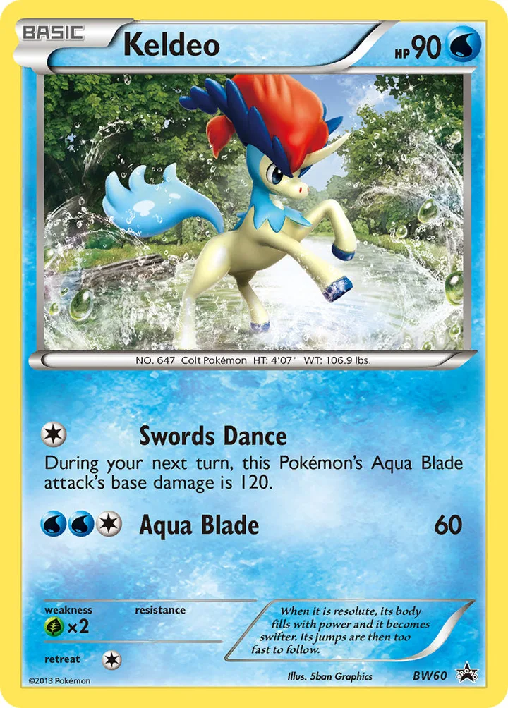 Keldeo, Black & White Promos BW60