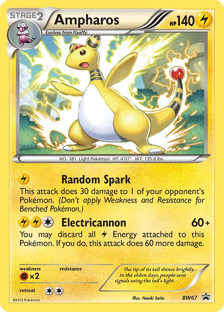 Ampharos, Black & White Promos BW67