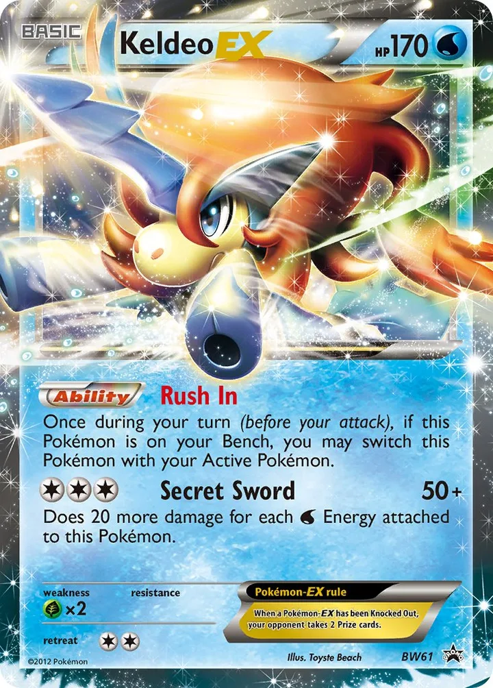 Keldeo-EX, Black & White Promos BW61