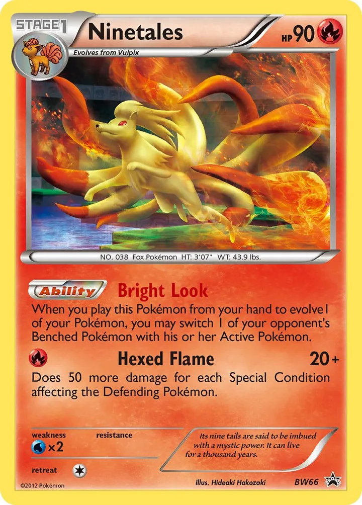 Ninetales, Black & White Promos BW66