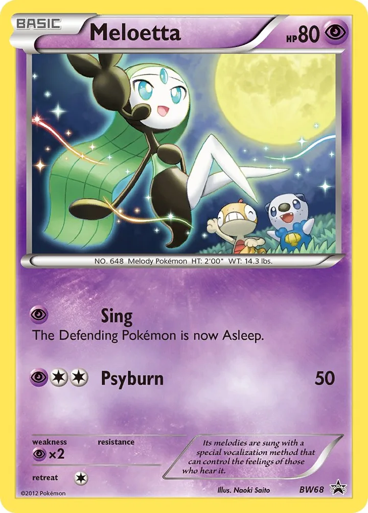 Meloetta, Black & White Promos BW68