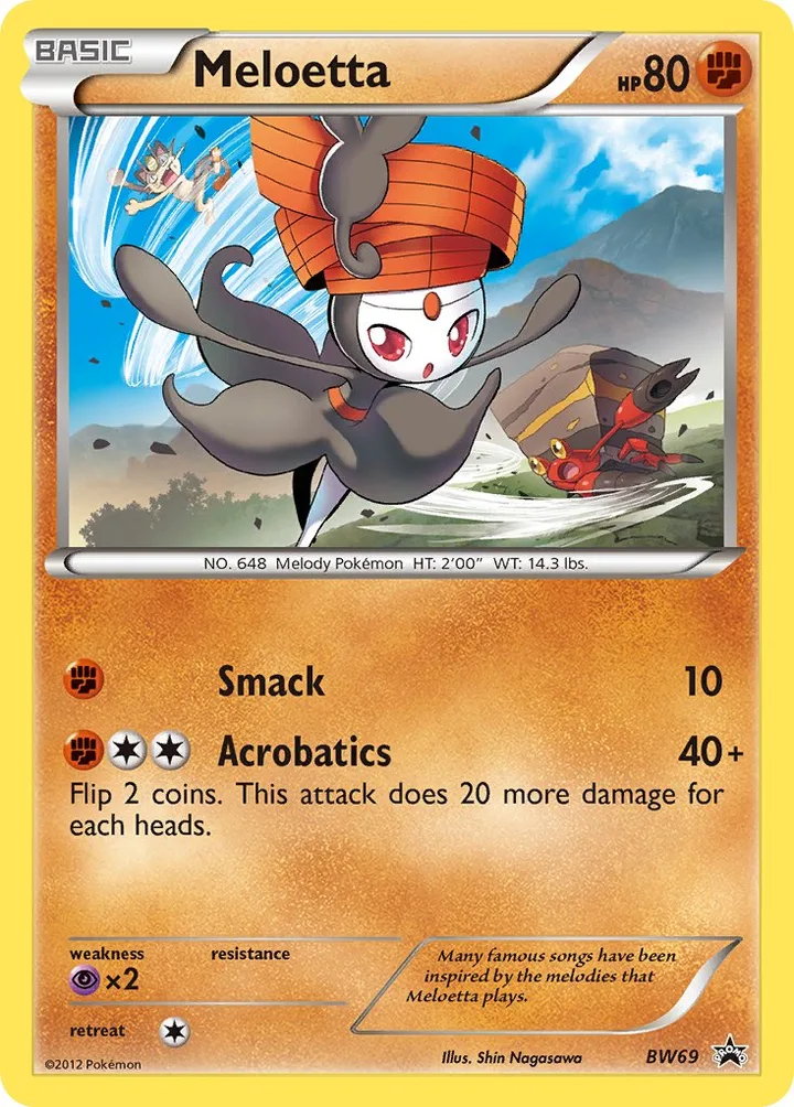 Meloetta, Black & White Promos BW69