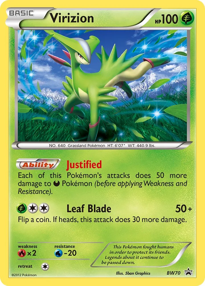 Virizion, Black & White Promos BW70