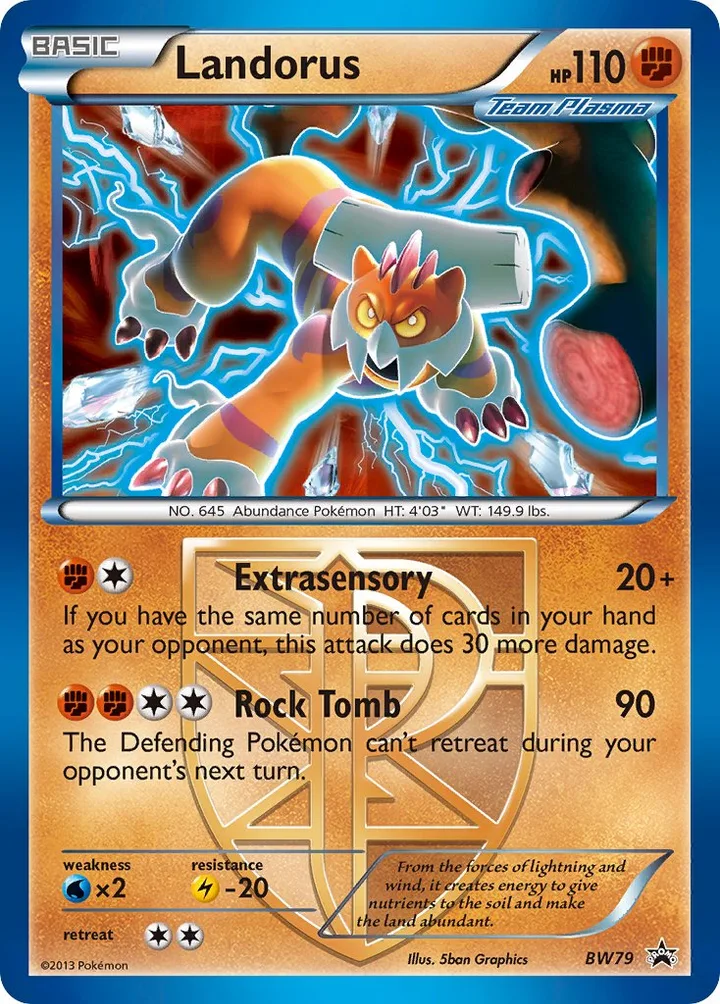 Landorus, Black & White Promos BW79