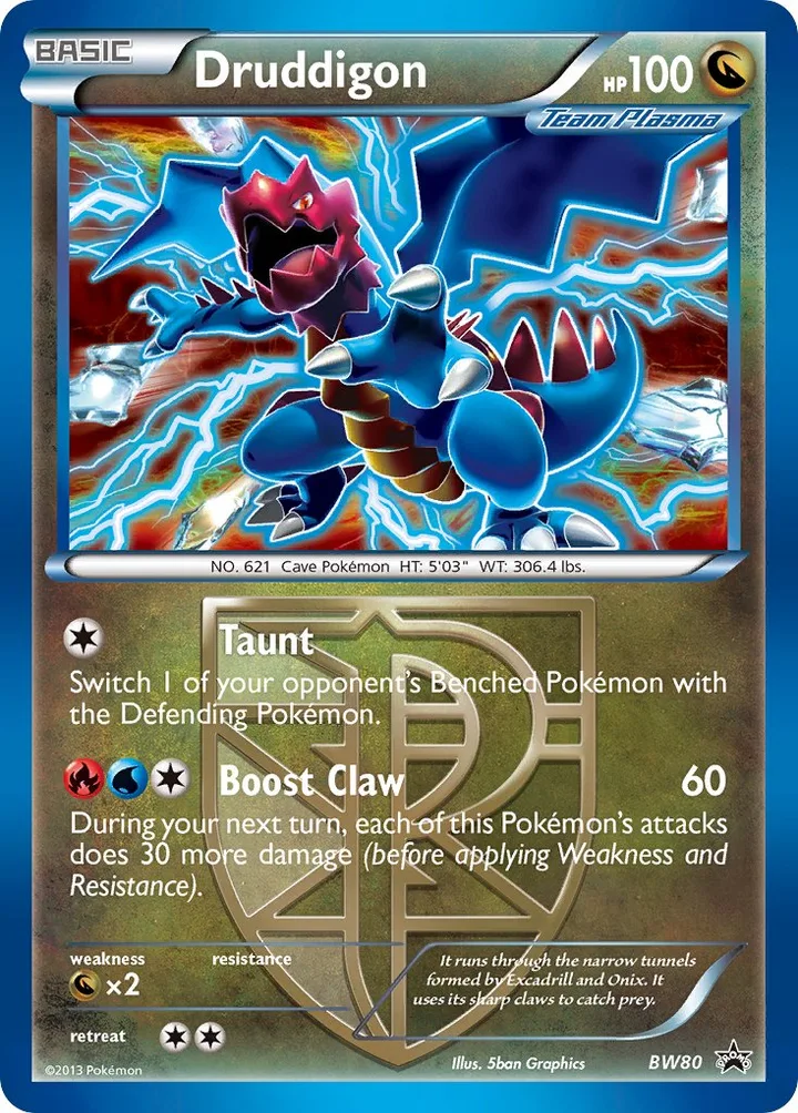 Druddigon, Black & White Promos BW80