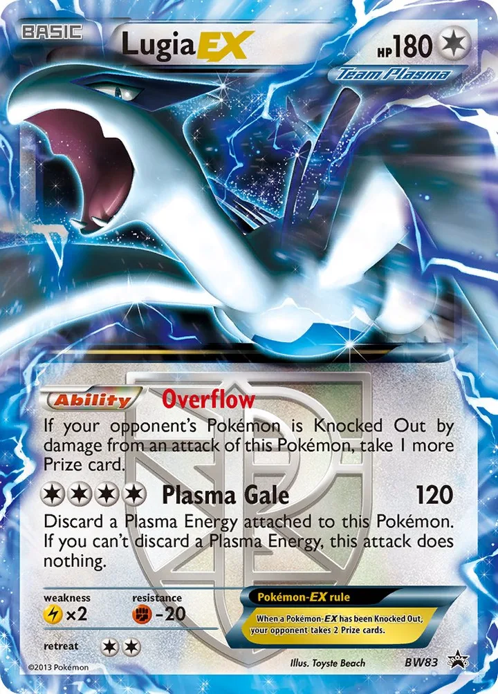 Lugia-EX, Black & White Promos BW83
