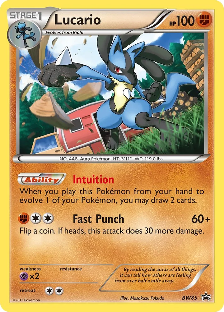 Lucario, Black & White Promos BW85