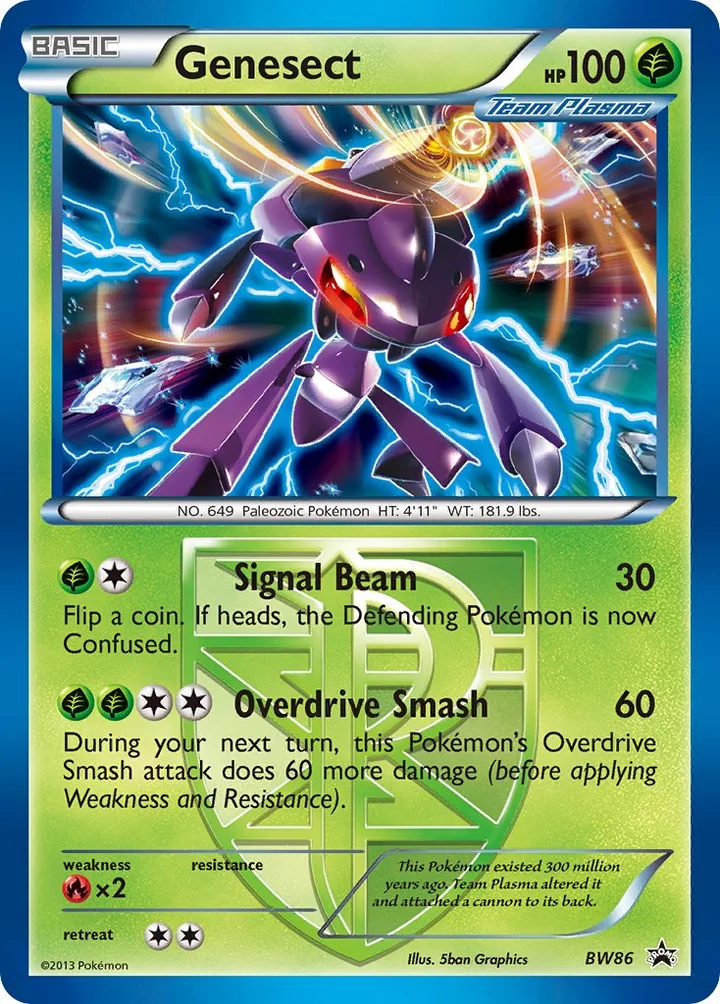 Genesect, Black & White Promos BW86