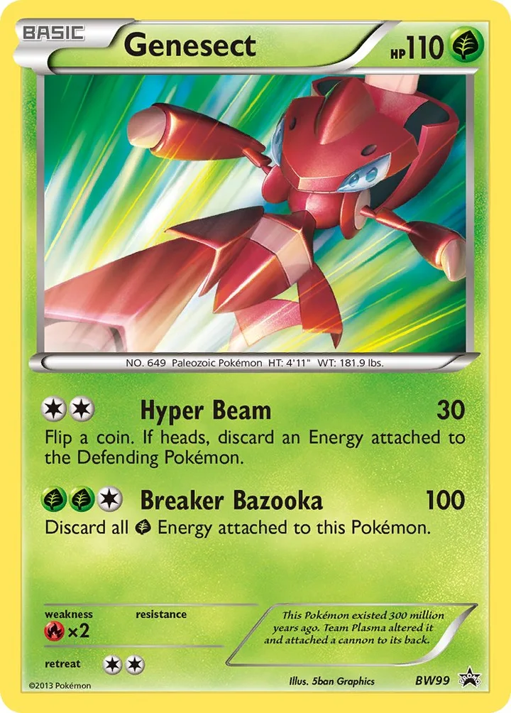 Genesect, Black & White Promos BW99