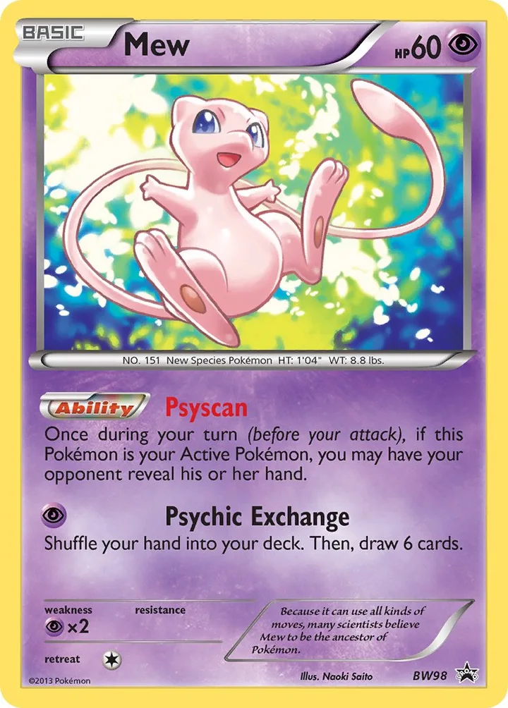 Mew, Black & White Promos BW98