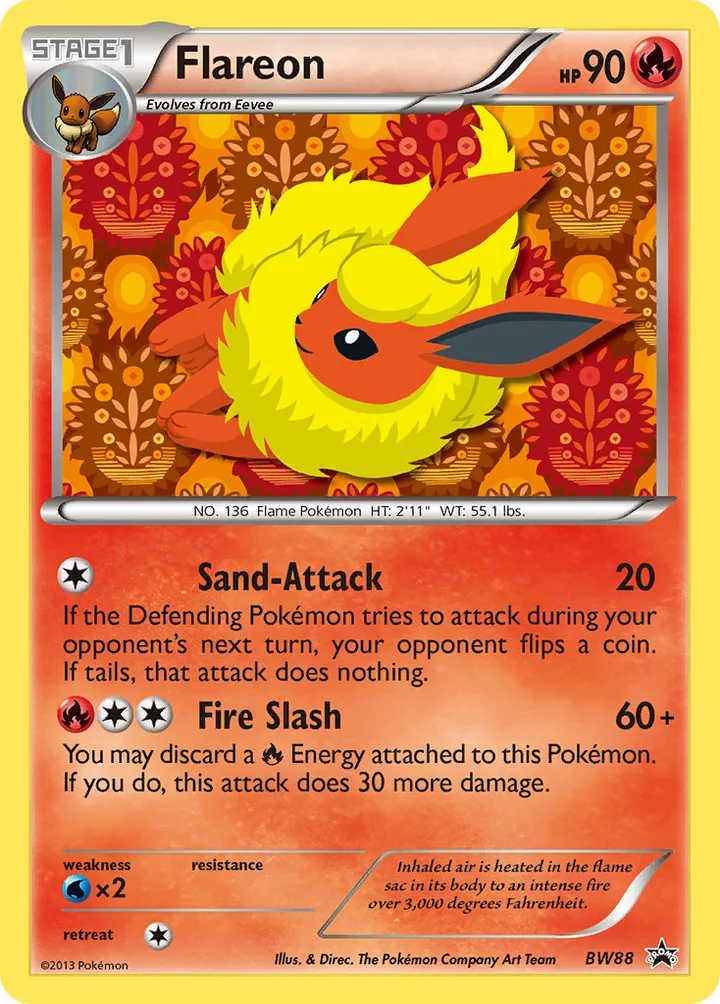 Flareon, Black & White Promos BW88