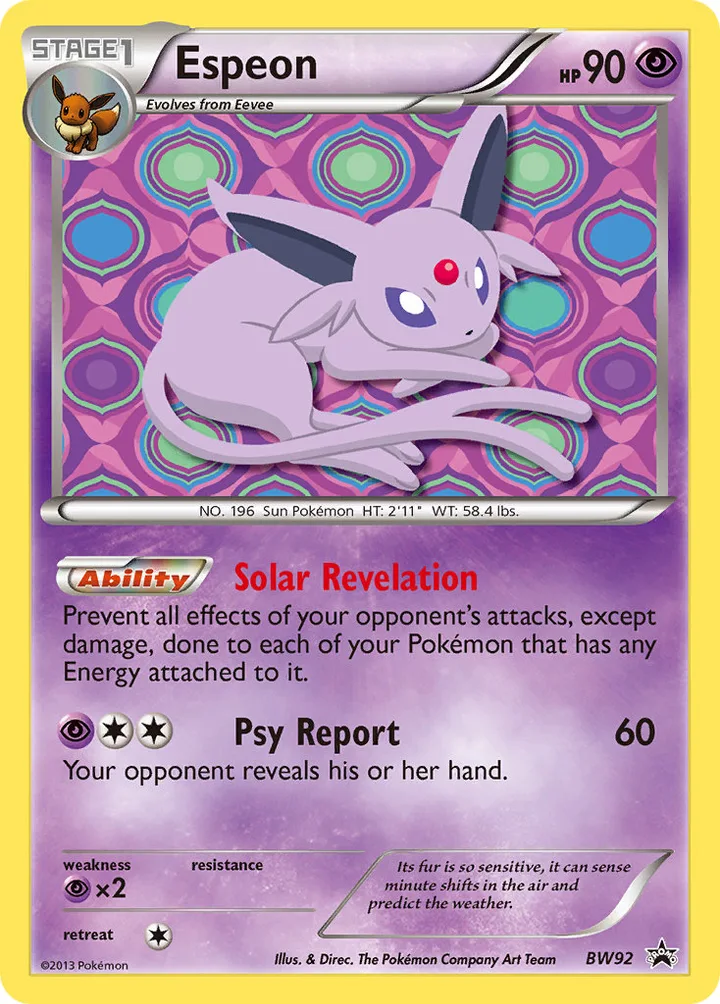 Espeon, Black & White Promos BW92