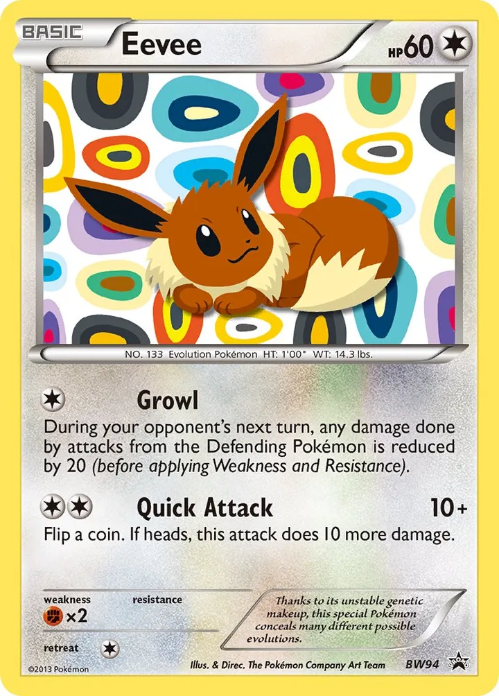 Eevee, Black & White Promos BW94
