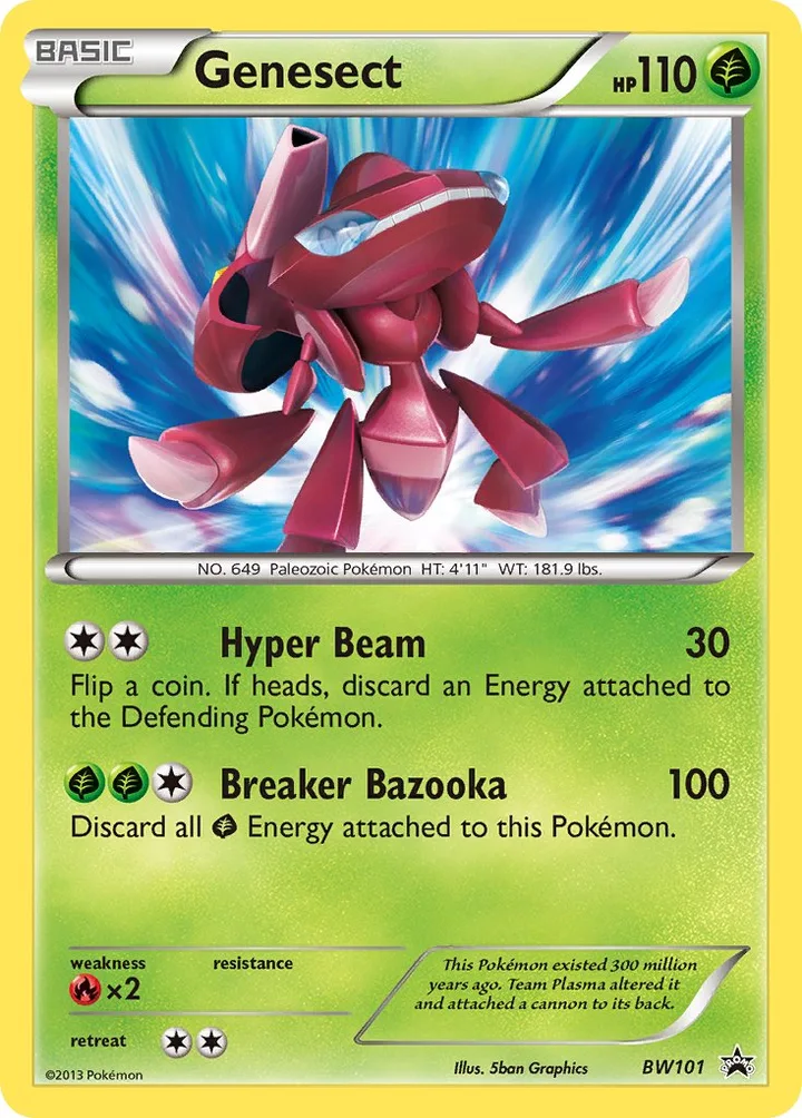 Genesect, Black & White Promos BW101