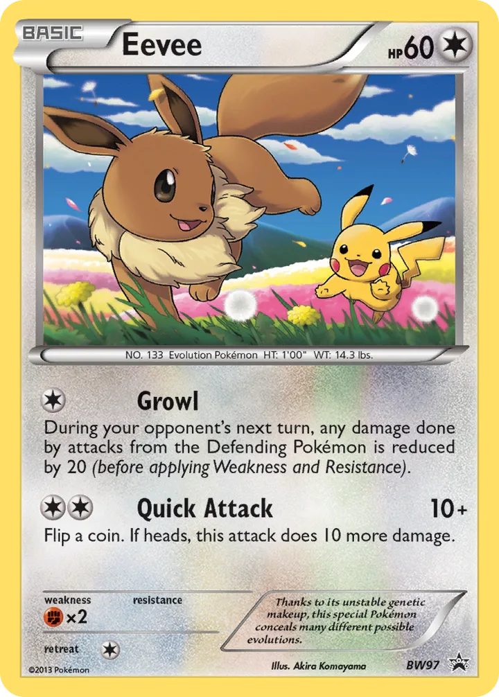 Eevee, Black & White Promos BW97