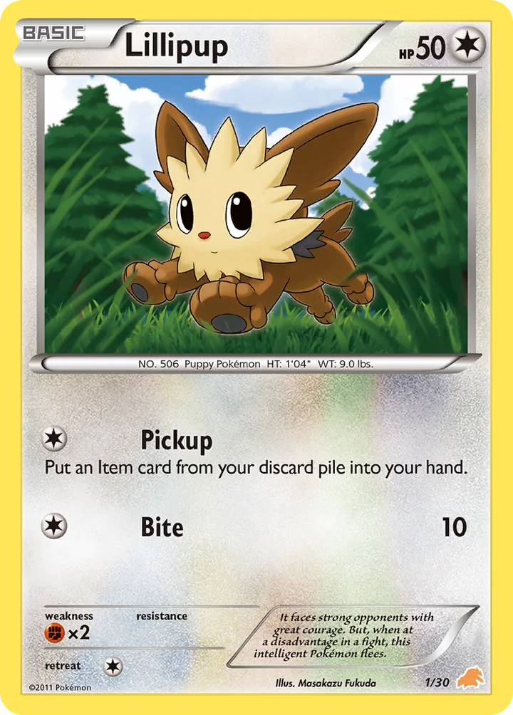 Lillipup, Black & White Trainer Kit—Excadrill 1/30