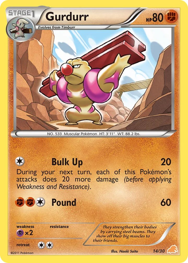 Gurdurr, Black & White Trainer Kit—Excadrill 14/30