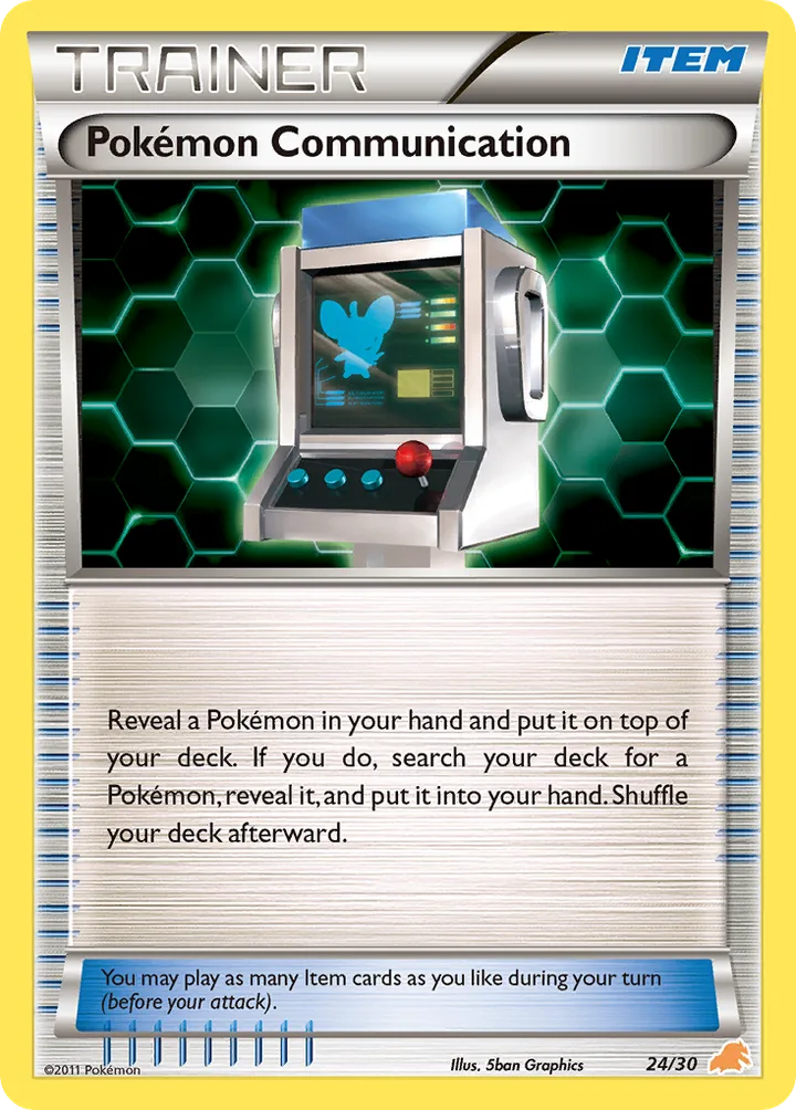 Pokémon Communication, Black & White Trainer Kit—Excadrill 24/30