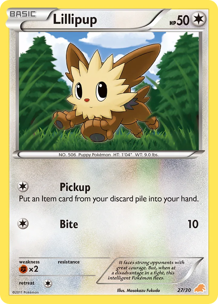 Lillipup, Black & White Trainer Kit—Excadrill 27/30