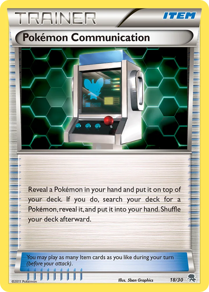 Pokémon Communication, Black & White Trainer Kit—Zoroark 18/30