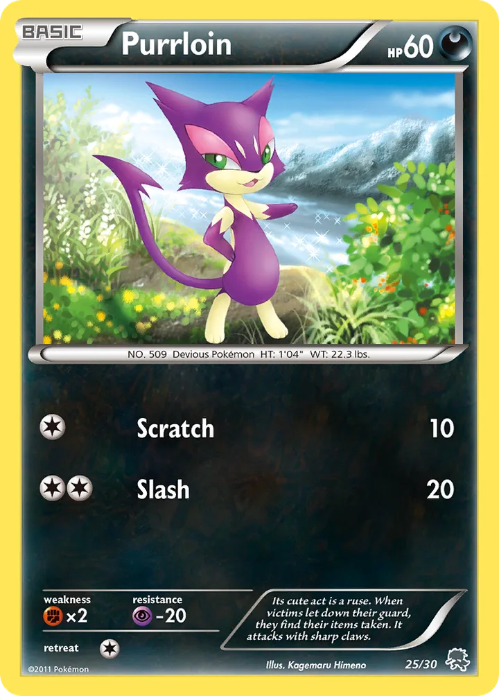 Purrloin, Black & White Trainer Kit—Zoroark 25/30