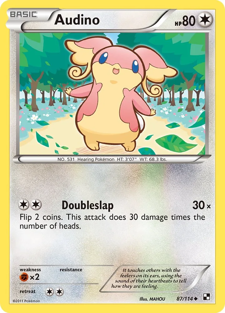 Audino, Black & White 87/114