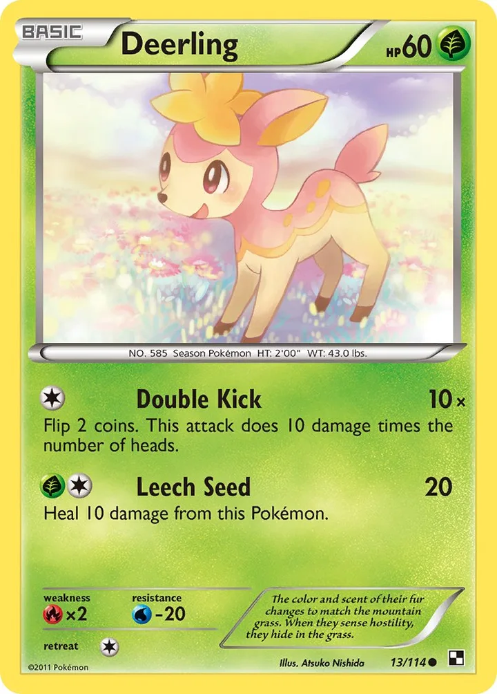 Deerling, Black & White 13/114