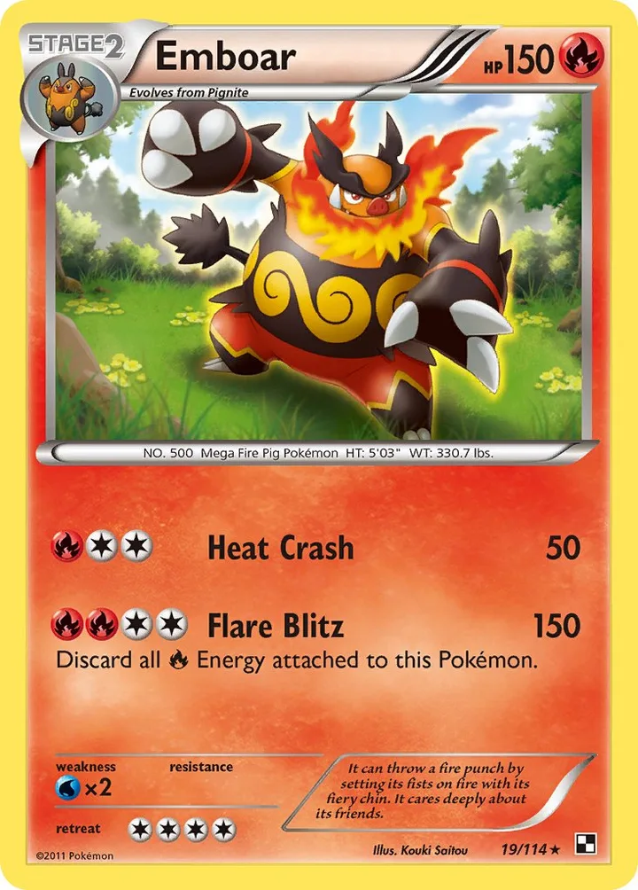 Emboar, Black & White 19/114