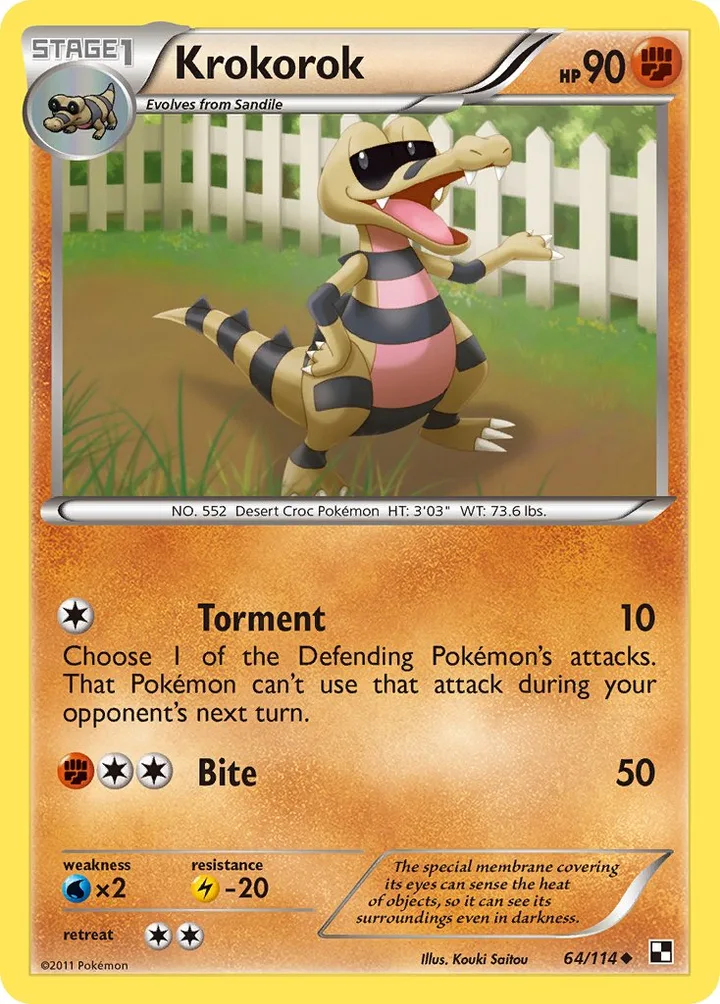 Krokorok, Black & White 64/114