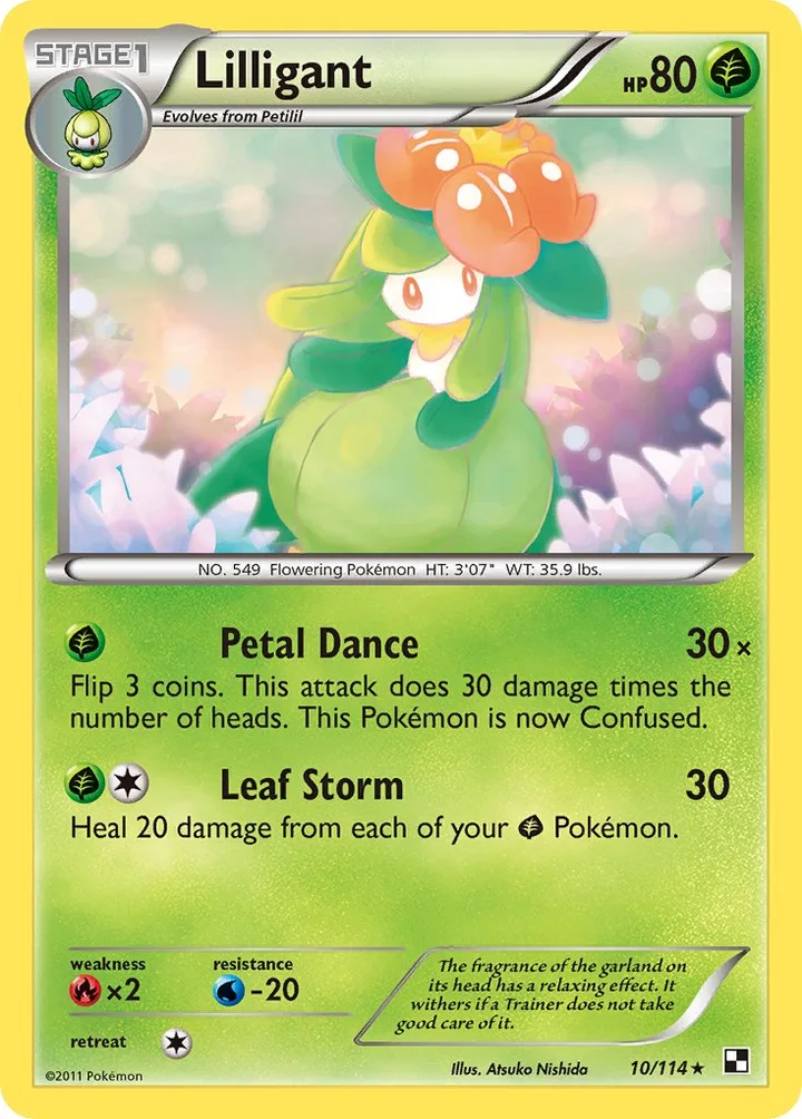 Lilligant, Black & White 10/114