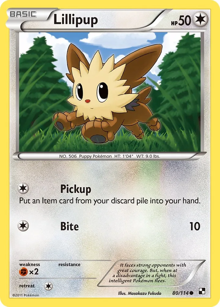 Lillipup, Black & White 80/114