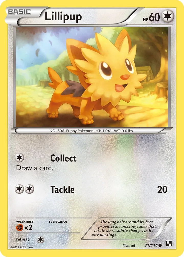 Lillipup, Black & White 81/114