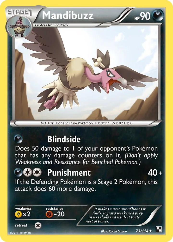 Mandibuzz, Black & White 73/114