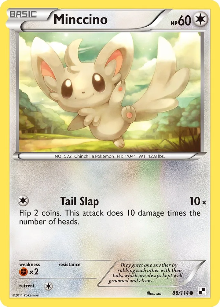 Minccino, Black & White 88/114
