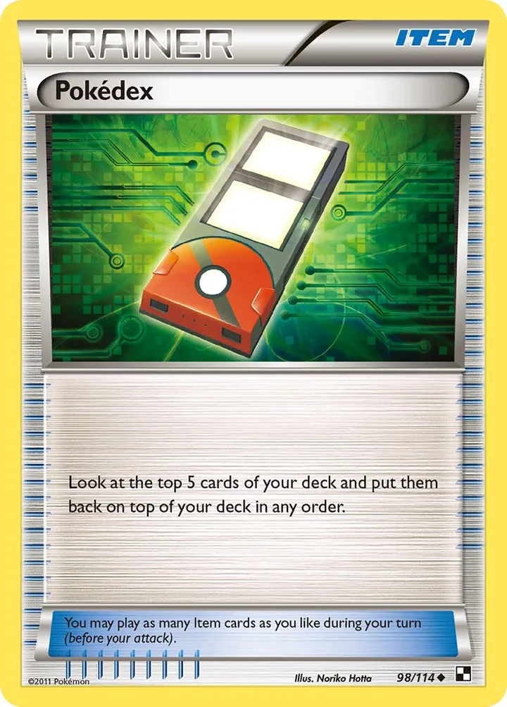 Pokédex, Black & White 98/114