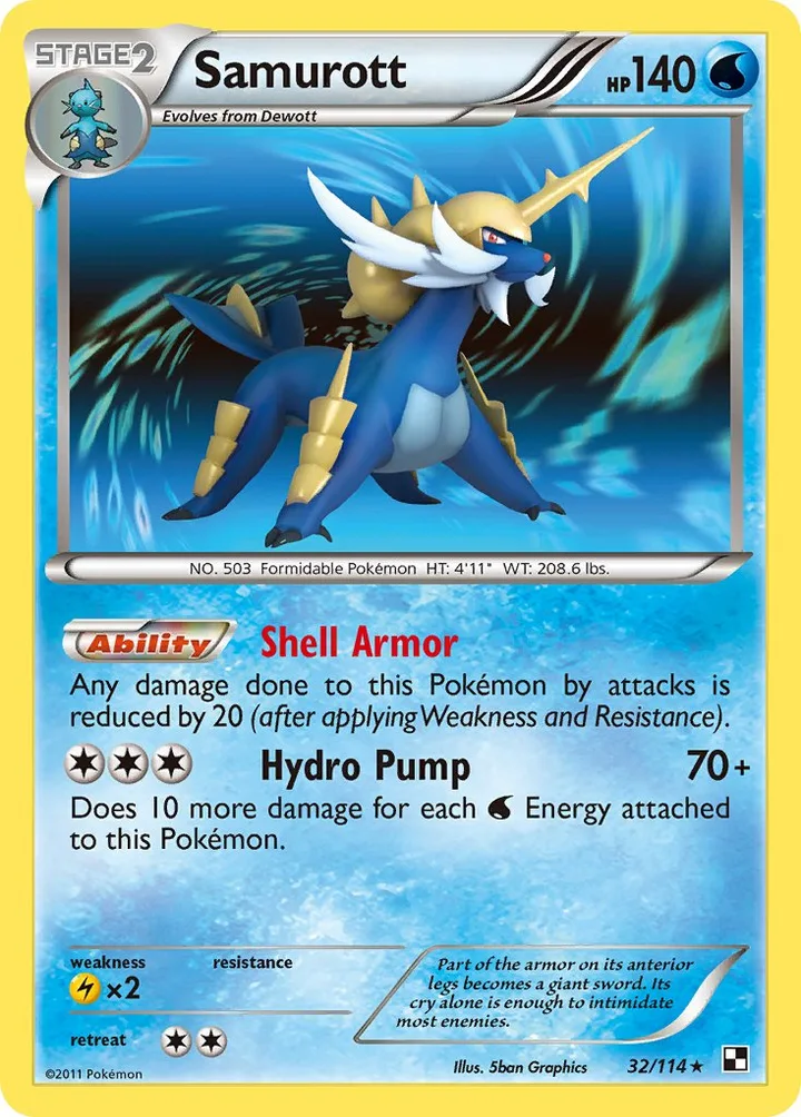 Samurott, Black & White 32/114