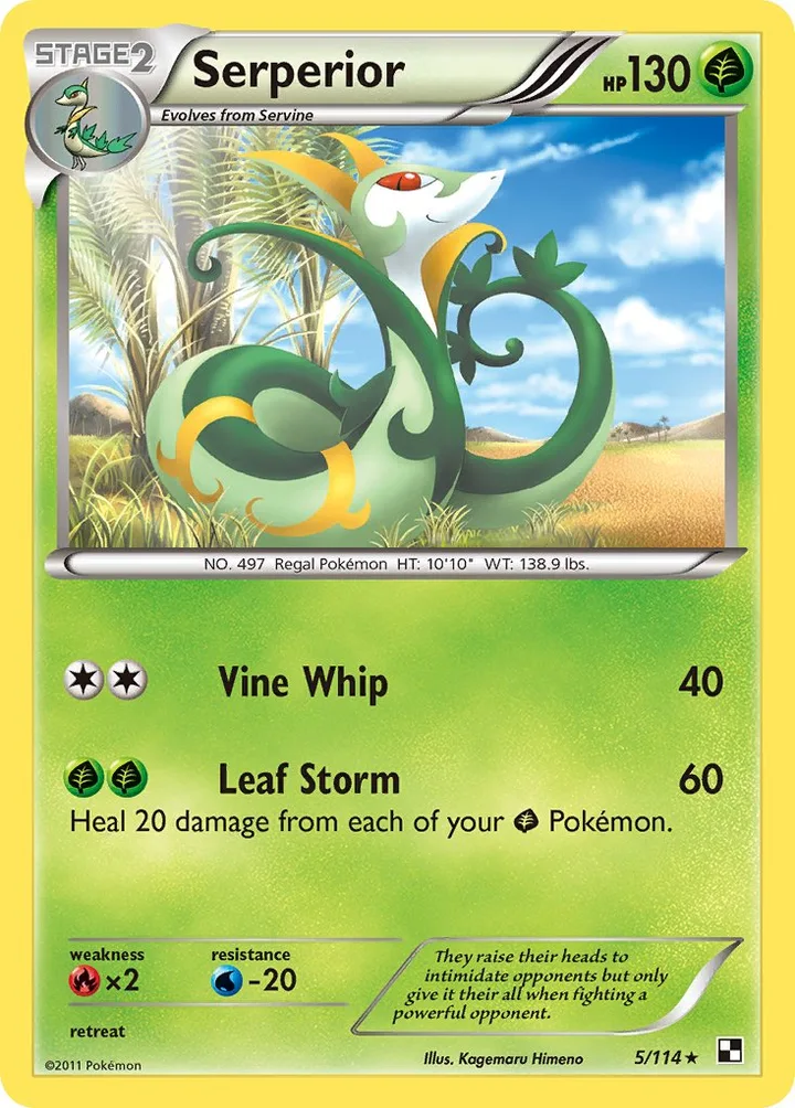 Serperior, Black & White 5/114