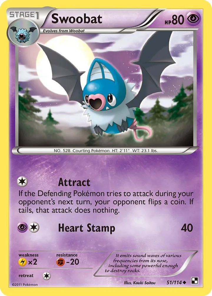 Swoobat, Black & White 51/114
