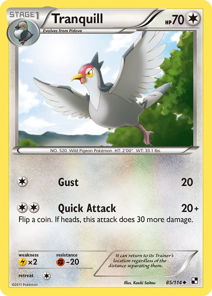 Tranquill, Black & White 85/114