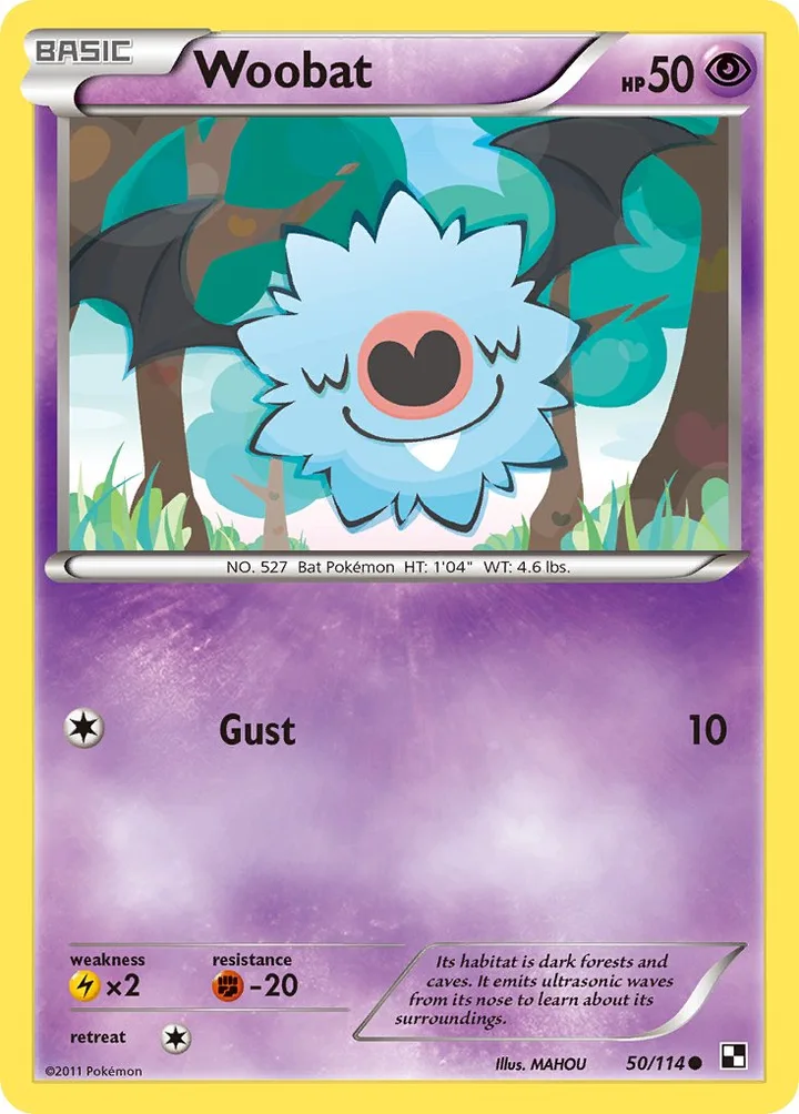 Woobat, Black & White 50/114