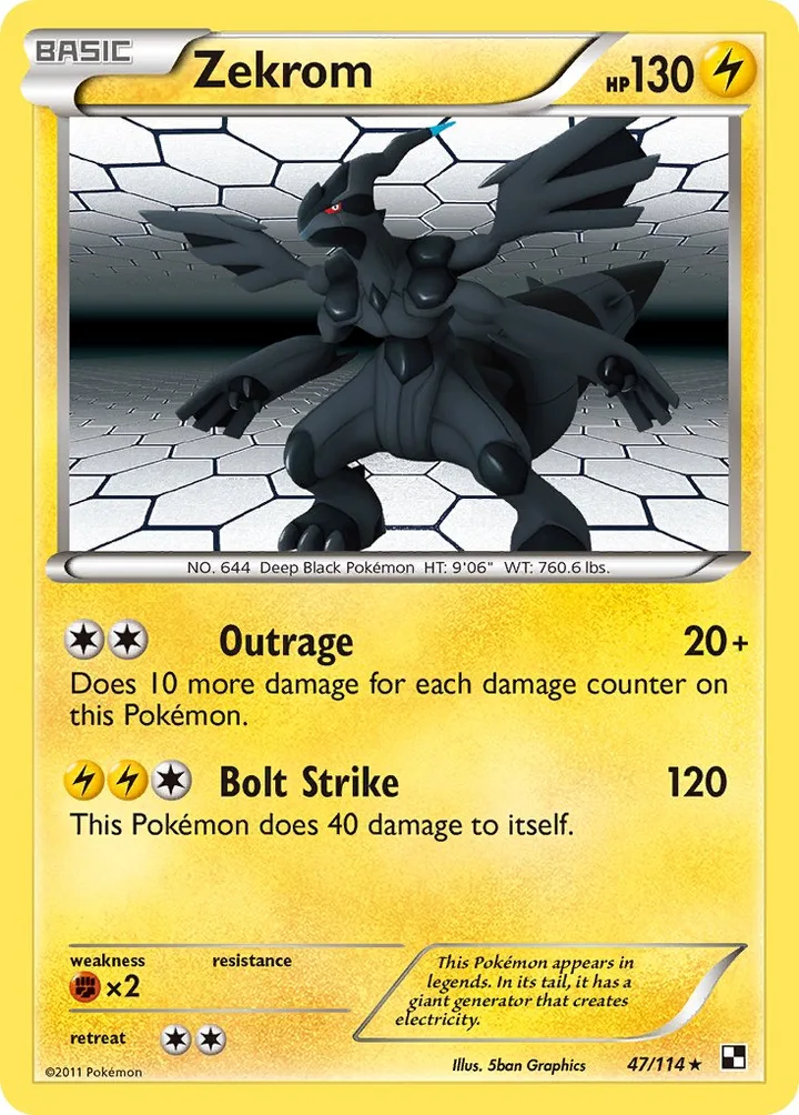 Zekrom, Black & White 47/114