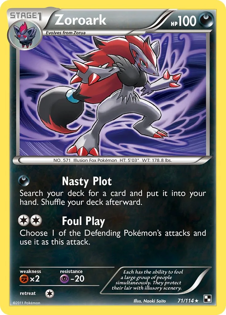 Zoroark, Black & White 71/114